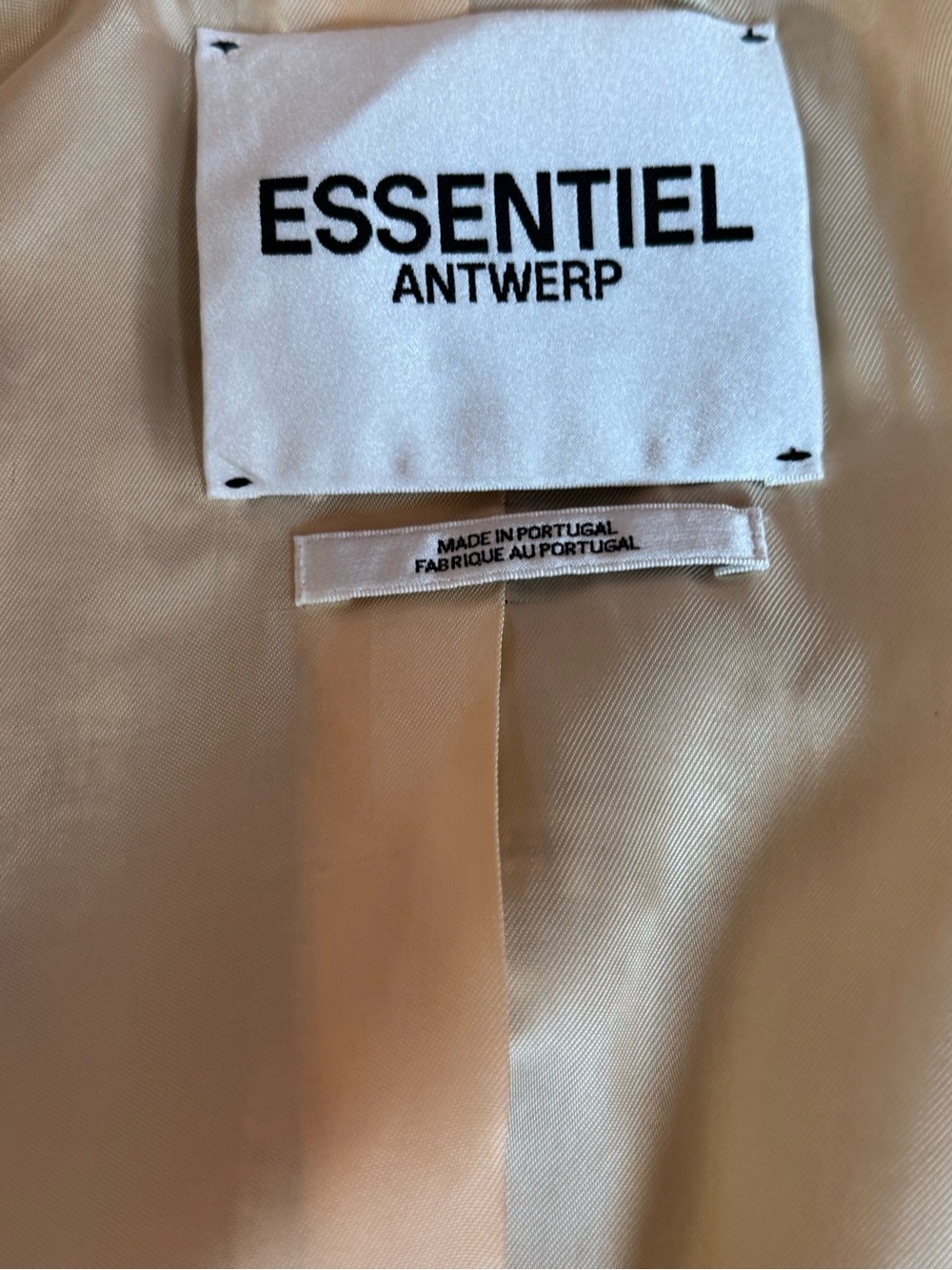 Essential Antwerp Plaid Double-Breasted Women's Blazer Jacket - Black & Cream - Picture 11 of 15